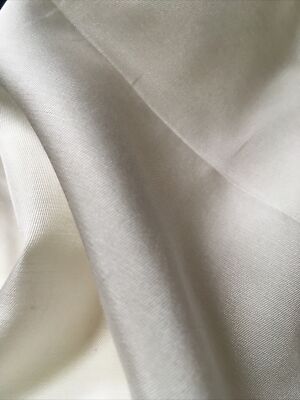 60% Silk 40%Cotton fine twill Fabric 54  wide clothings shirt lining by yard