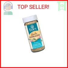 Eden Organic Garlic Gomasio, 3.5 oz Glass Jar, Sesame Salt