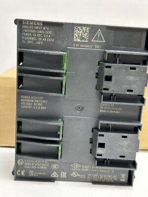 SIEMENS 6ES7650-1AA52-2XX0 ANALOG INPUT MTA 8 CHANNEL TERMINAL