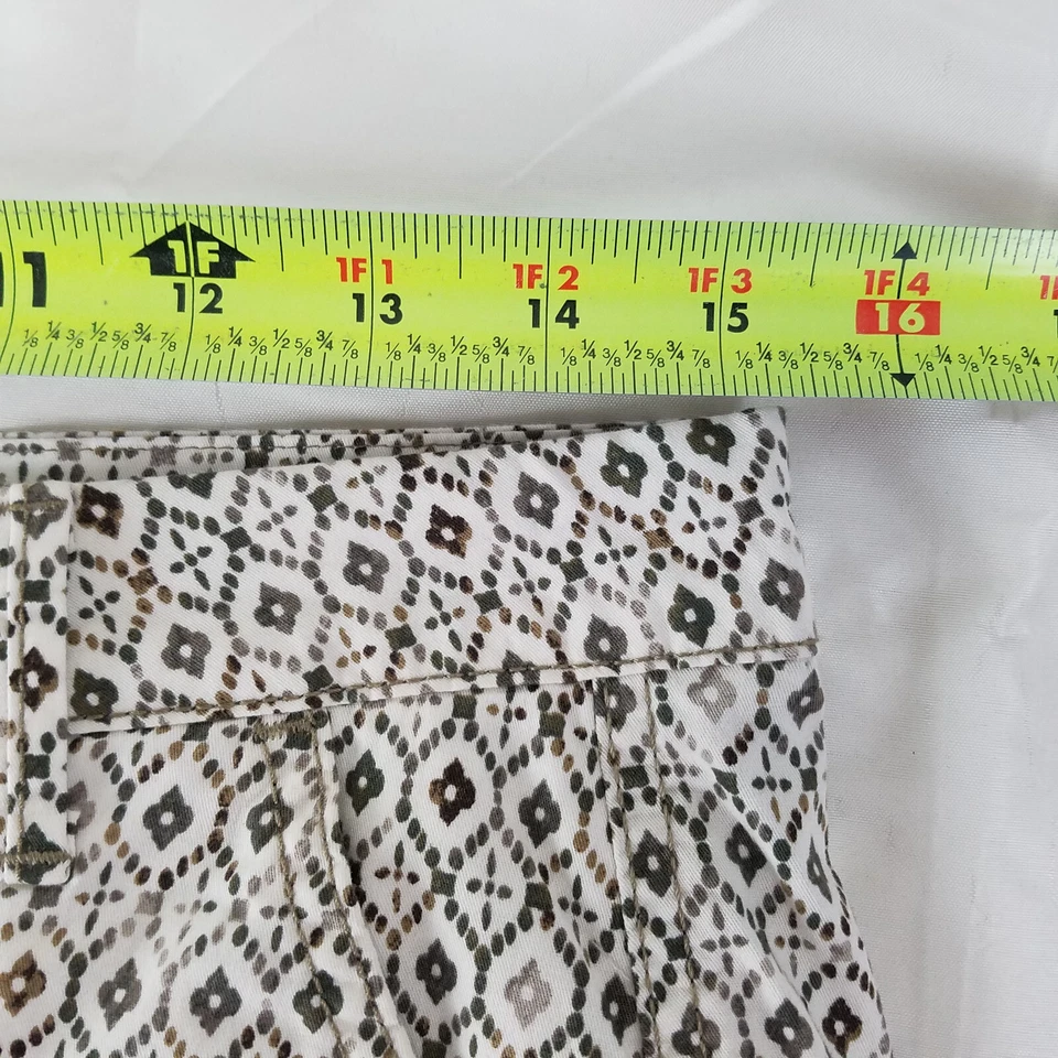 Shorts Sonoma Feminino 4 Multicolorido Cintura Baixa Algemado Bolso Chino Frente Plana - Imagem 3 de 4