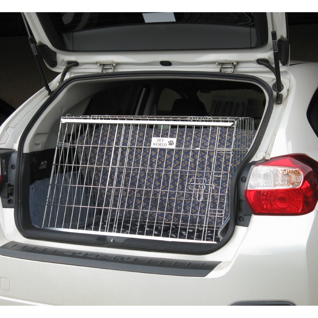 Pet World Subaru XV Sloping Dog Crate - Training and Travel Cage for Pets