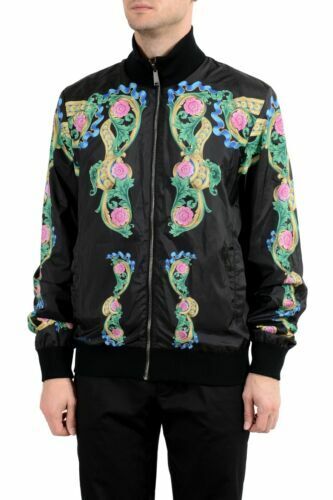 Vintage Versace Sport Mens 54 Quilted Lined Bomber Jacket Vintage Versace Sport Mens 54 Quilted Lined Bomber Jacket