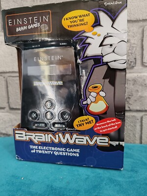 Excaliber Albert Einstein Gehirnspiele BrainWave Spiel 20 Fragen Handheld-Spiel