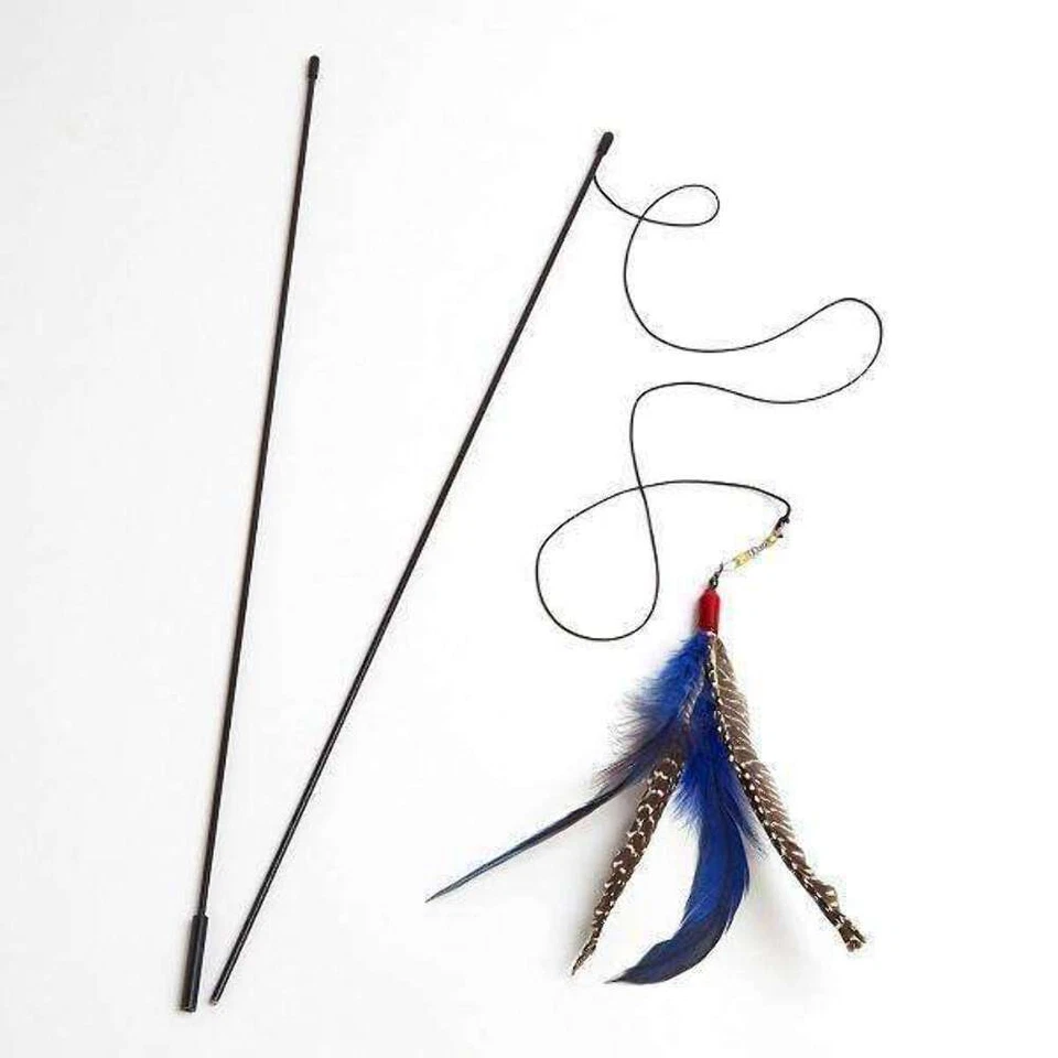 Da Bird with Guinea Feathers Cat Toy by Go Cat