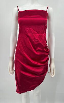 AREA Dress Mini Red Open Back Mini Sz S NEW NWOT N171