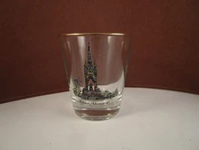 Vintage Albert Memorial England Clear Liquor Cocktail Glass