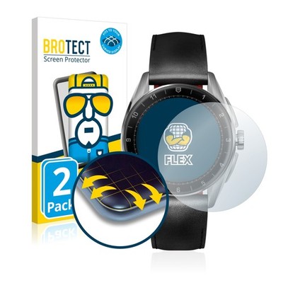 Full-Cover Schutz Folie für TAG Heuer Connected Calibre E4 (42 mm) 3D Curved 2x