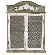 Mensola Stile Country Armadio da Parete Shabby Chic Vetrina Squallido Nuovo