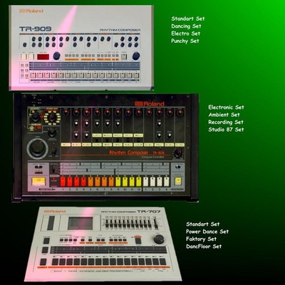 12 ''TR 909 / 808 / 707'' GM - Drumkits für Halion7 / Sonic7