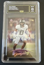2023 Panini Luminance - Rookie Christian Gonzalez #157 Purple /175 (RC)
