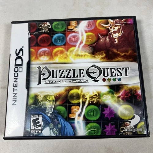 Puzzle Quest: Challenge of the Warlords (Nintendo DS, 2007) CIB