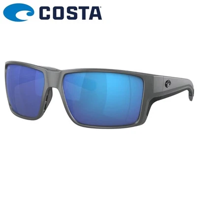 Lunettes de soleil polarisées COSTA REEFTON PRO monture grise/verres miroir b... - Photo 1/4