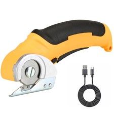 Cordless Electric Box Cardboard Cutter - Rechargeable Power Rotary Blade Cutt...