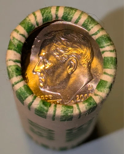 2009 D Roosevelt Dime Roll Uncirculated Condition