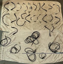Bulk Lot of 35 Guitar Pedalboard Patch Cables Instrument Cords - Hosa More