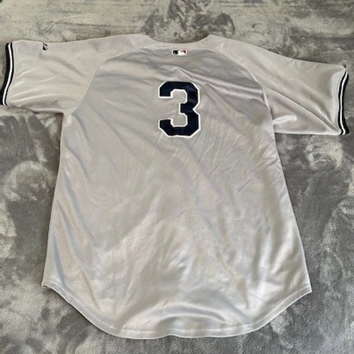 Majestic New York Yankees Camiseta de Béisbol Talla 54 Auténtica Colección Gris Nº 3 Foto 3 de 4