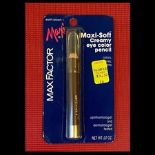 Vintage Max Factor EARTH BROWN Maxi Soft Creamy Eye Color Pencil 1 NOS .07oz HTF