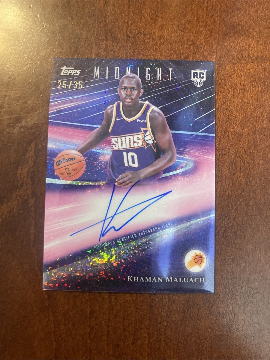 Khaman Maluach 2025-26 Topps Midnight NBA Rookie Horizon