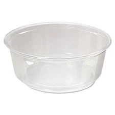 Fabrikal PK8SC Microwavable Deli Containers, 8oz, Clear, 500/carton