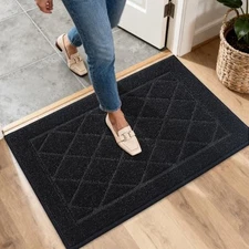  Dirt Trapper Door Mat 20"x32", Non-Slip Washable Entryway Mats, Dog Door Mat, 