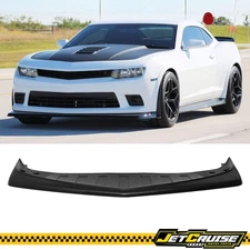 Fits 14-15 Chevy Camaro Z28 Style Front Bumper Lip Splitter Unpainted PU