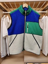 bnwot ZARA GILET BODYWARM JACKET XLARGE MULTI SHERPA FLEECE ZIP UP CASUAL WOMENS