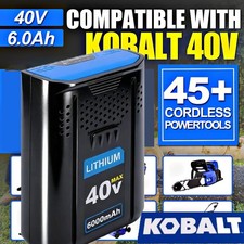 PACK For Kobalt 40v MAX 6.0 Ah Extended Run Li-Ion Battery KB440-03 KB540-06 NEW