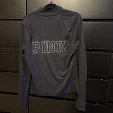 NEW VS PINK LIMITED EDITION BLACK BLING RELAY JACKET