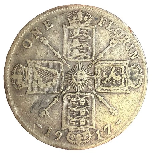 1917 George V Florin — photo from the most recent tracked eBay sale