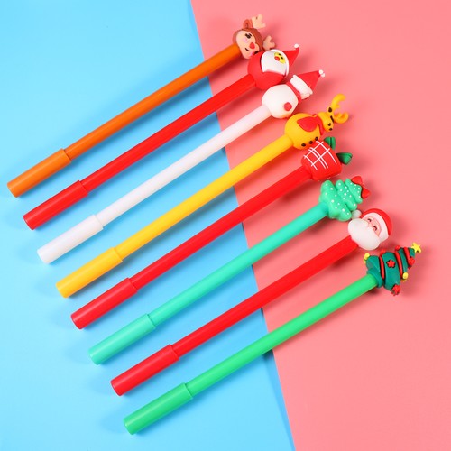 24 PCS Christmas Pen Student Cute Gel New Year Festive Xmas Gift - Picture 6 of 11