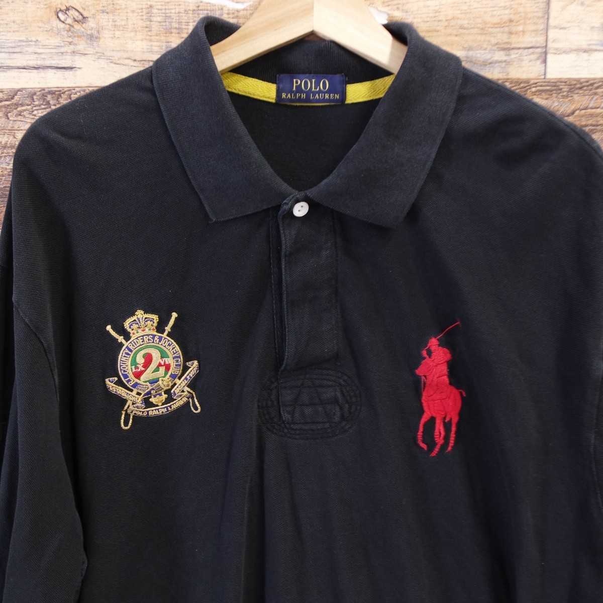 Polo by Ralph Lauren ラガーシャツ XL Polo Ralph Lauren Rugby Polo Shirt Mens 3XL Tall Black Long Sleeve