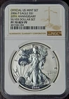 2006-P American Silver Eagle NGC REV PF70 US MINT DOLLAR SET 20TH ✪COINGIANTS✪