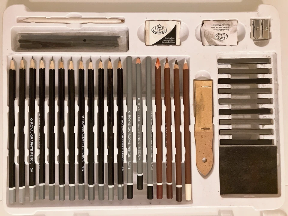 Royal & Langnickel Essentials ClearView conjunto de arte esboçada 44 peças - Imagem 3 de 4