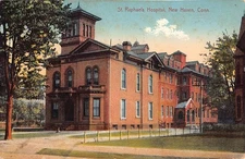 NEW HAVEN, CT ~ St. Raphaels Hospital ~ Pub. by The E. P. J. Co., used 1911