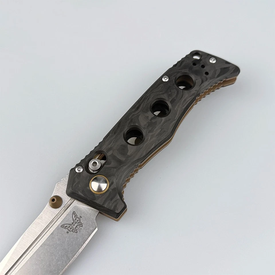 Новый Benchmade 273-03 мини Adamas CPM-MagnaCut мрамор углеродного волокна ручки нож - Изображение 3 из 4
