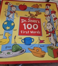 Dr. Seuss's 100 First Words by Seuss (2018, Children's Board Books)