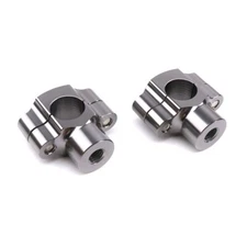 2x Motorcycle HandleBar Handlebar Risers for Motorcycle 7/8" 22mm Fat Bar Mount