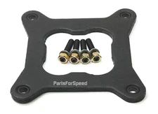 1/4" Thick Carburetor Gasket 4150 Holley Open Center With Stud Kit Insulating