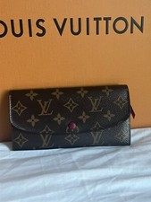 Authentic Louis Vuitton Emilie Long Wallet Monogram Canvas