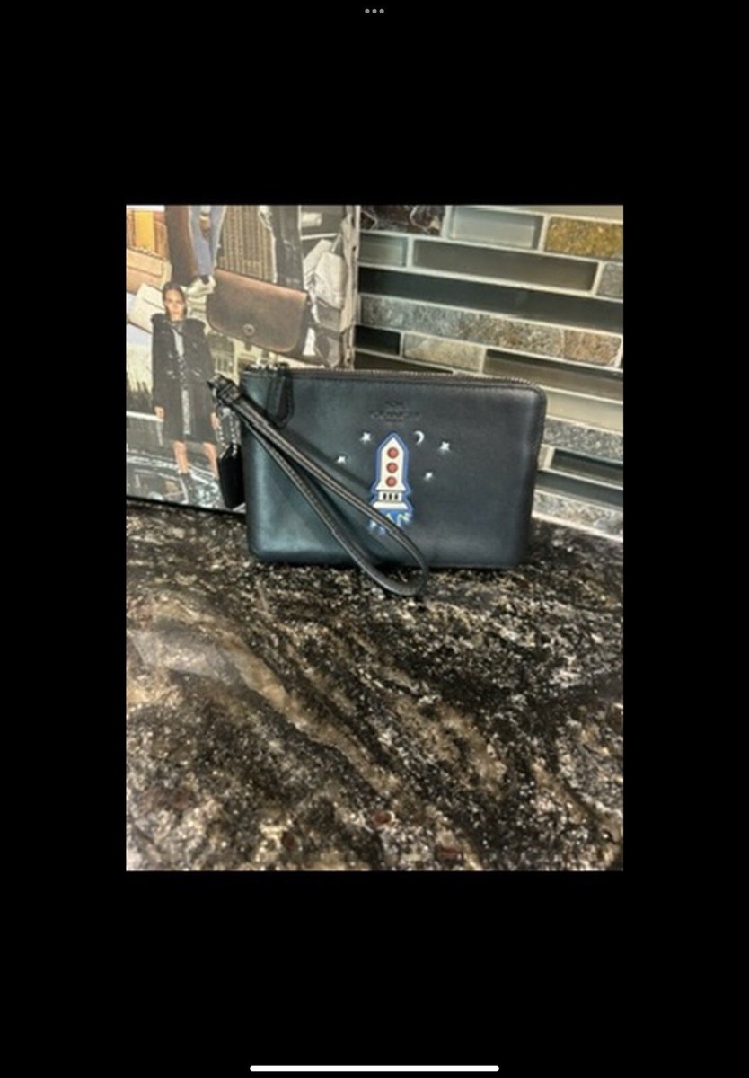 COACH NASA Rocket Wristlet Wallet Glovetanned Leather58365B | eBay