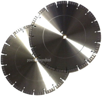 2PK-16'' + ONE FREE 14'' Concrete Brick Paver Asphalt 12MM Diamond Saw Blade-BEST