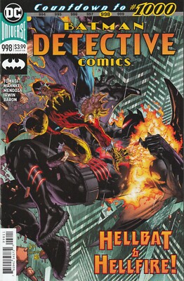 BATMAN DETECTIVE COMICS #998 (2016) TOMASI / MAHNKE ART & COVER ~ UNREAD NM