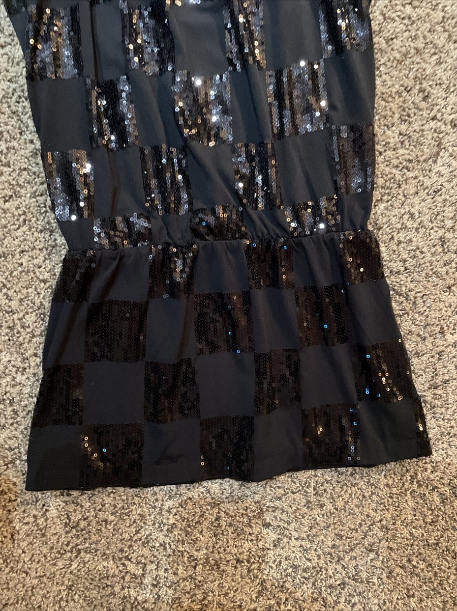 white house black market black sequin dress Theme NYC Girls Davie Black Disco Sequin Dress Black / Juniors/Women 1 main image 0