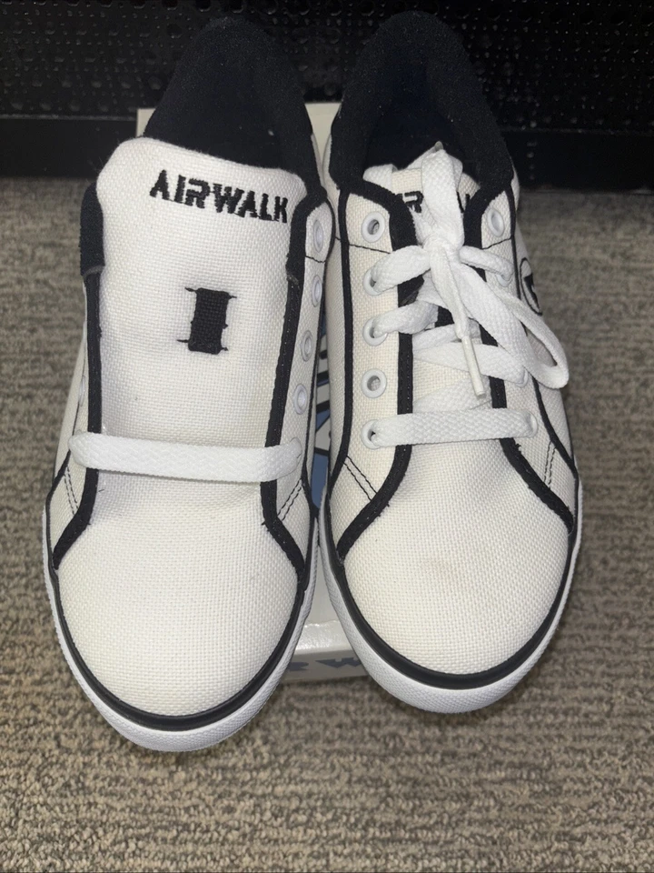 Zapatillas Airwalk Jimmy Contraste De Colección Para Hombre Talla 7 Blanco/Negro En Caja Raras Foto 4 de 4