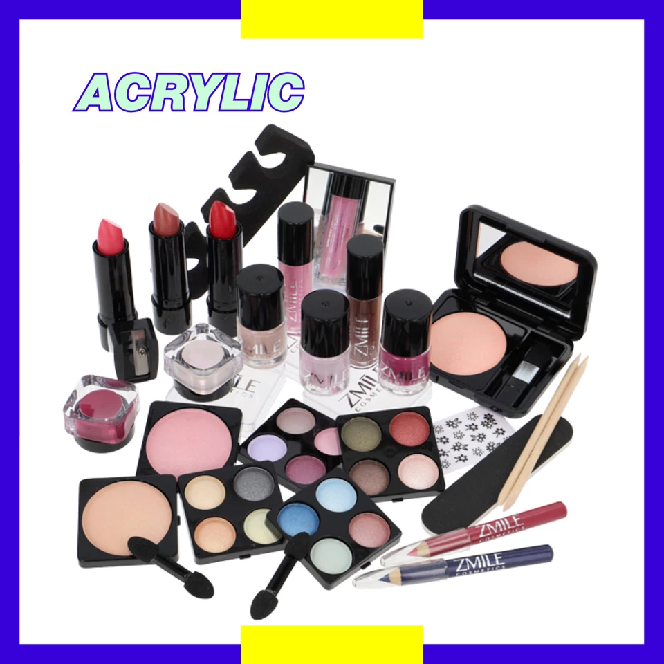 ZMILE Cosmetics Kosmetik-Koffer 'Acrylic' Make-Up Set - Lidschatten, Lippenstift - Bild 2 von 4