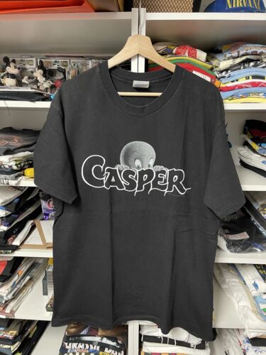 T-shirt promozionale vintage 1995 Casper The Ghost Movie taglia XL punto singolo - Foto 1 di 6