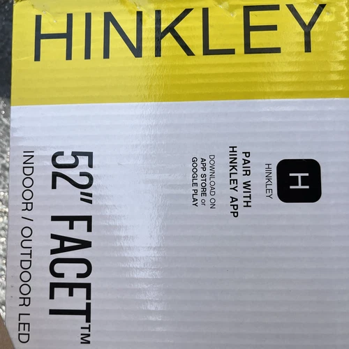 Hinkley Fan Facet 52" LED Smart Fan, Matte White/Natural - 905852FMW-LDD - Picture 4 of 4