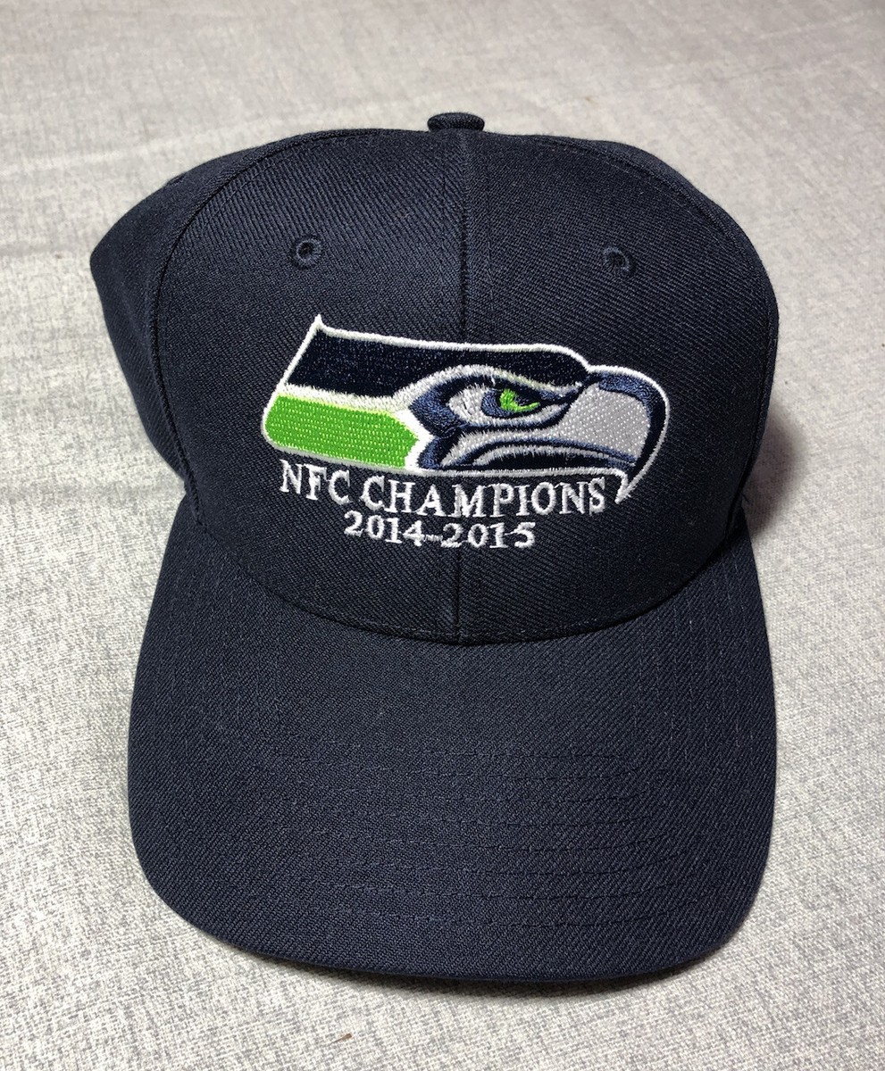 Seahawks Nfl Cap 2015 Seattle Seahawks Hat Cap NFC Champs 2014