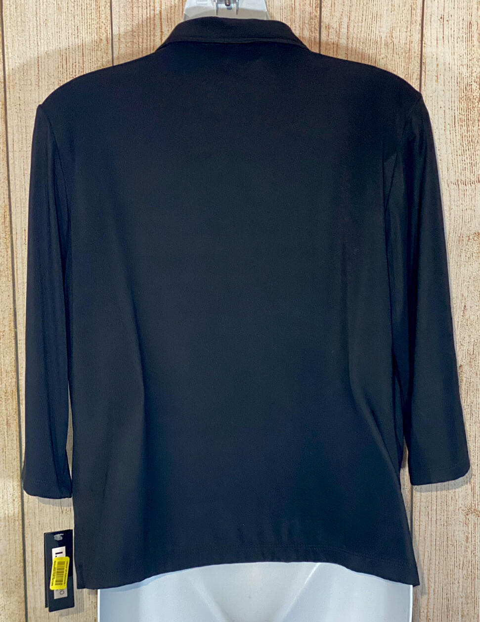 I.N. Studio Women’s Top Button Up Semisheer Black Sz XL Petite eBay