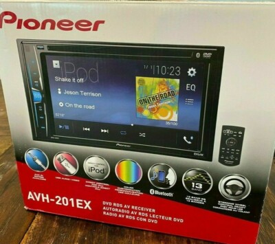 Pioneer AVH-201EX Bluetooth CD DVD Player iPhone Android USB Aux